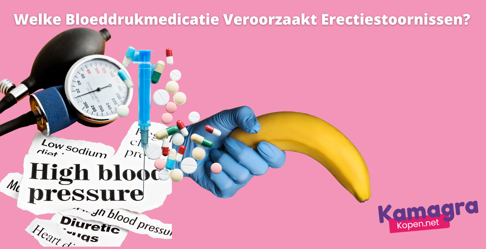 Welke bloeddrukmedicatie veroorzaakt erectiestoornissen