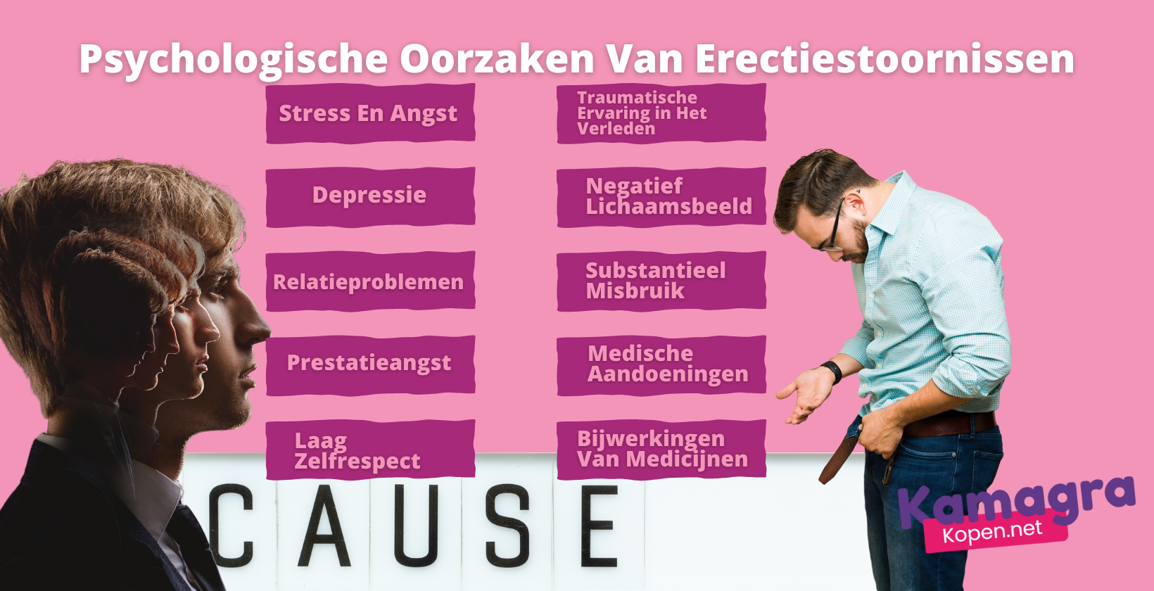 Psychologische oorzaken van erectiestoornissen