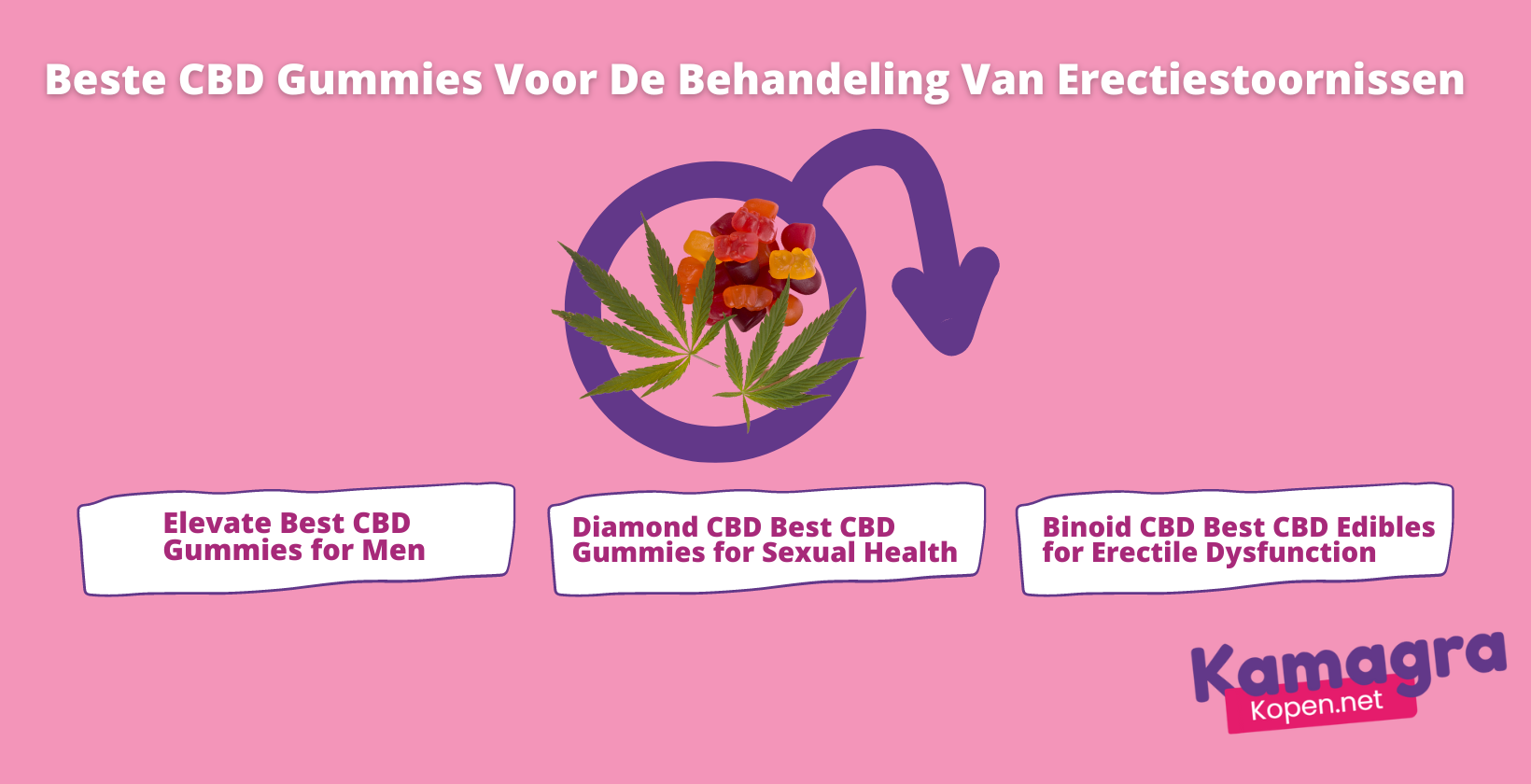 Beste CBD-gummies voor erectiestoornissen