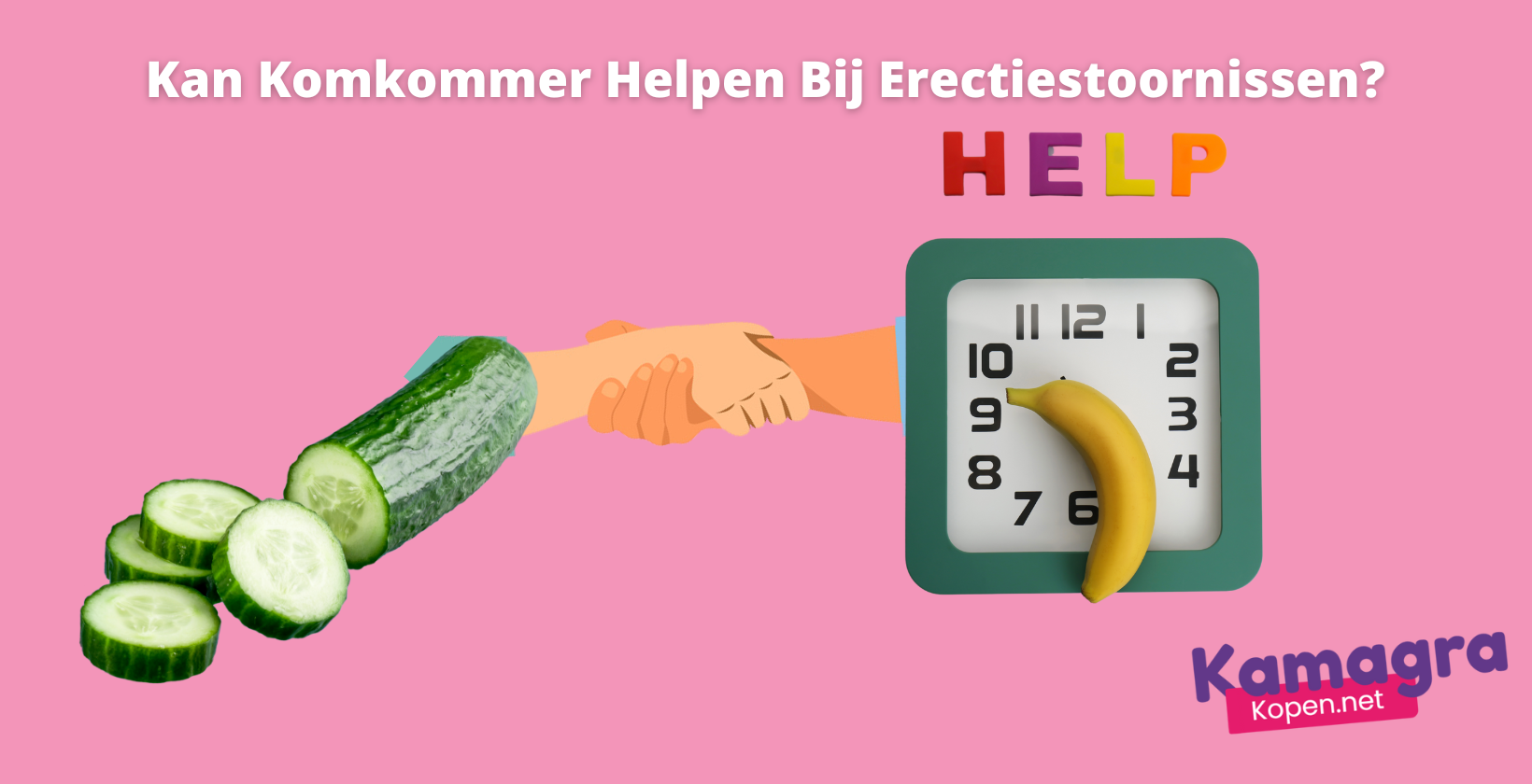 Komkommertruc voor erectiestoornissen